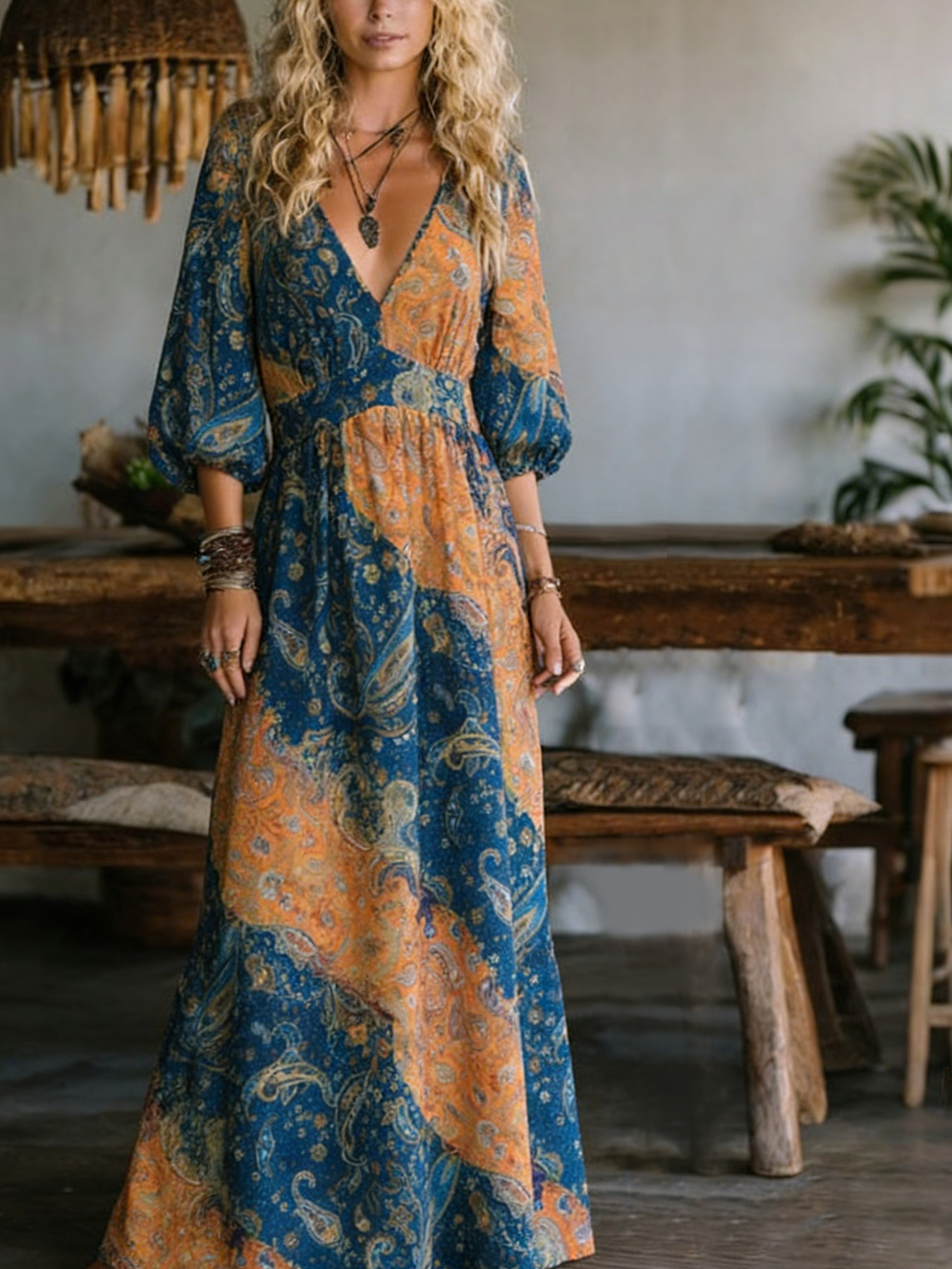 boho maxi dress nz Sannah Boho Maxi Dress  SPELL
