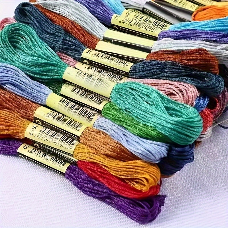 Multicolored Embroidery Thread 447 Shades