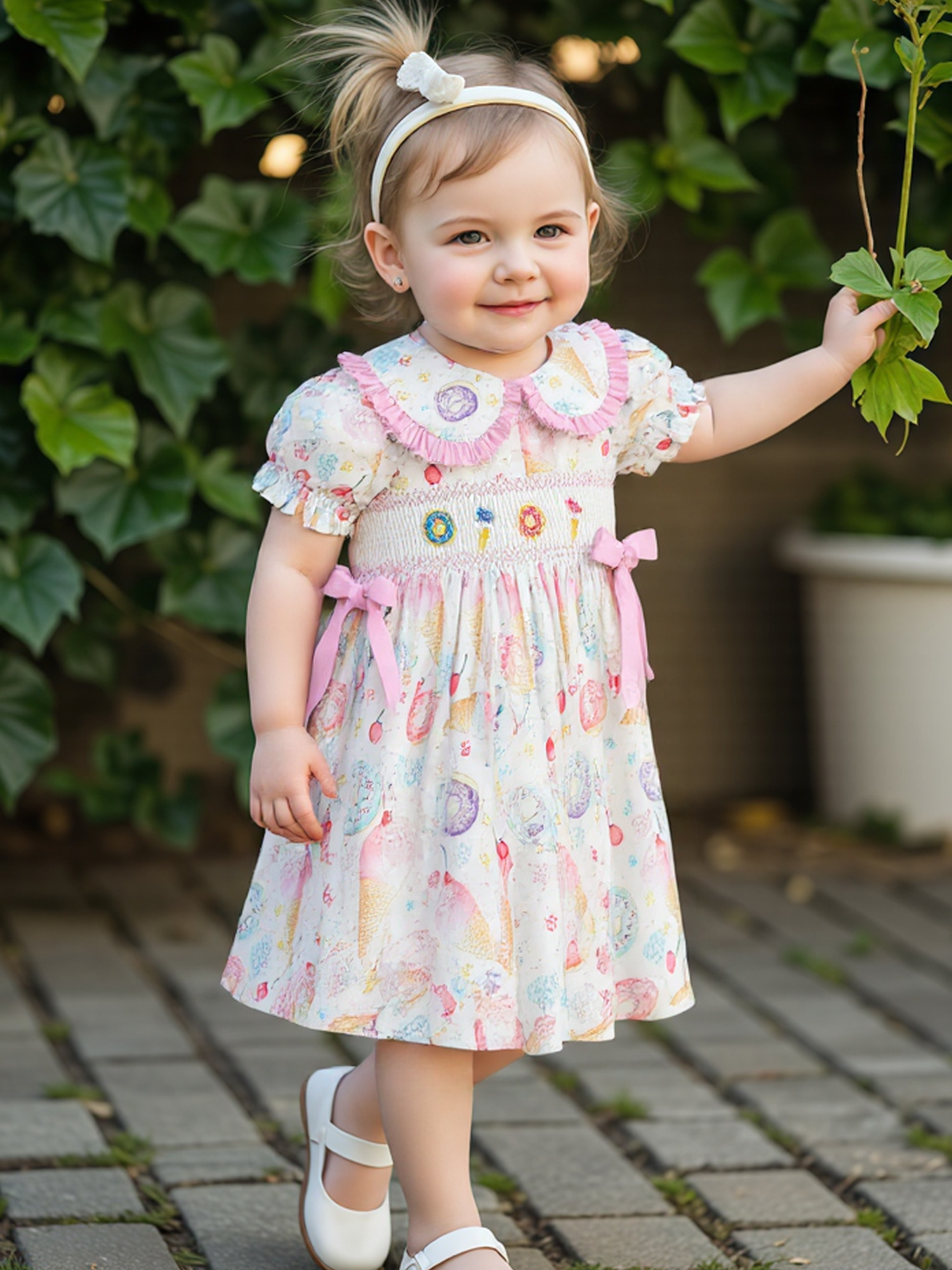 cream birthday dress DOLLY Elegant Cream Colored Tube Top Fluffy Ruffle Birthday Dress-ANDORA S / Blue main image 0