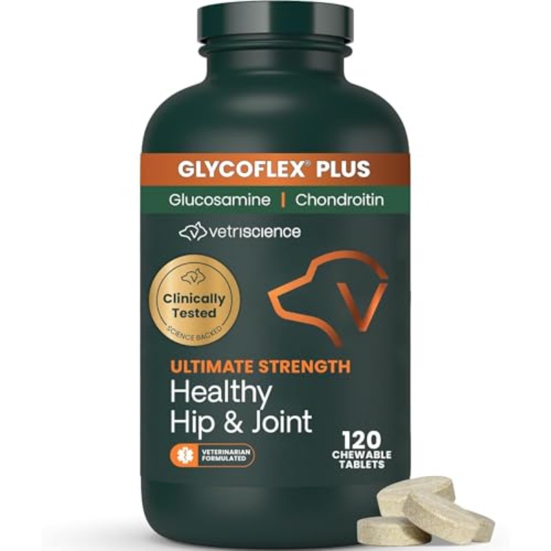 Laboratories - Glycoflex Plus, Hip And Joint for Dogs, 120 Chewable Tablets