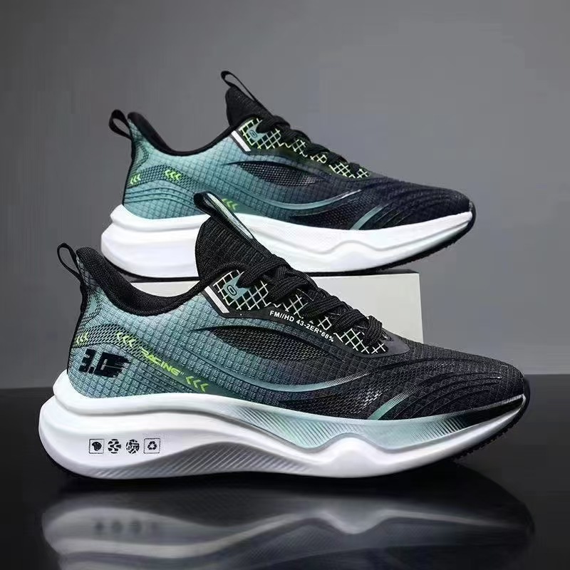 TEMU メンズ トレンディ ニューシューズ ユースファッション ソフ 軽量 スポーツ ランニングシューズ