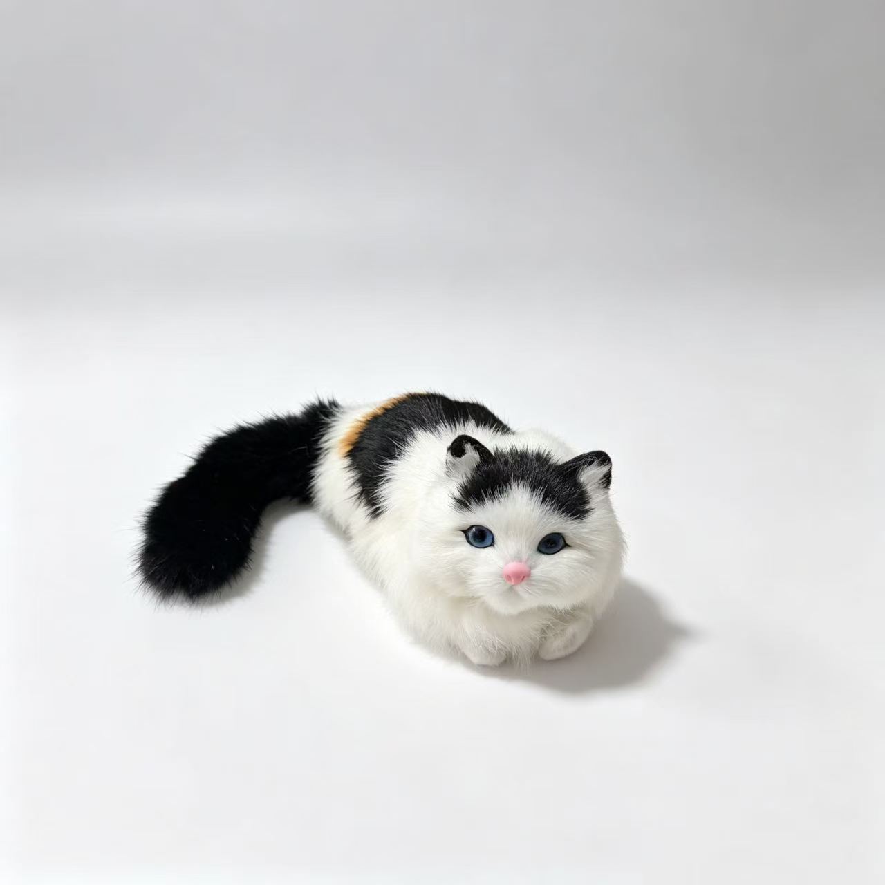 TEMU Handmade Cat Statues, Synthetic Fiber And Plastic Holiday Decorations, Desk And Living Room Car Decorations, Perfect Gifts For Cat Enthusiasts