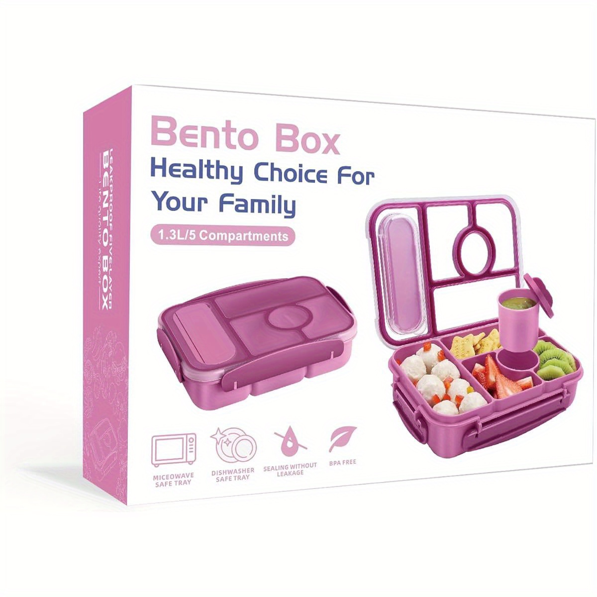Mushie Kids Bento Lunch Box | Dishwasher Safe (Sage) – Mushie