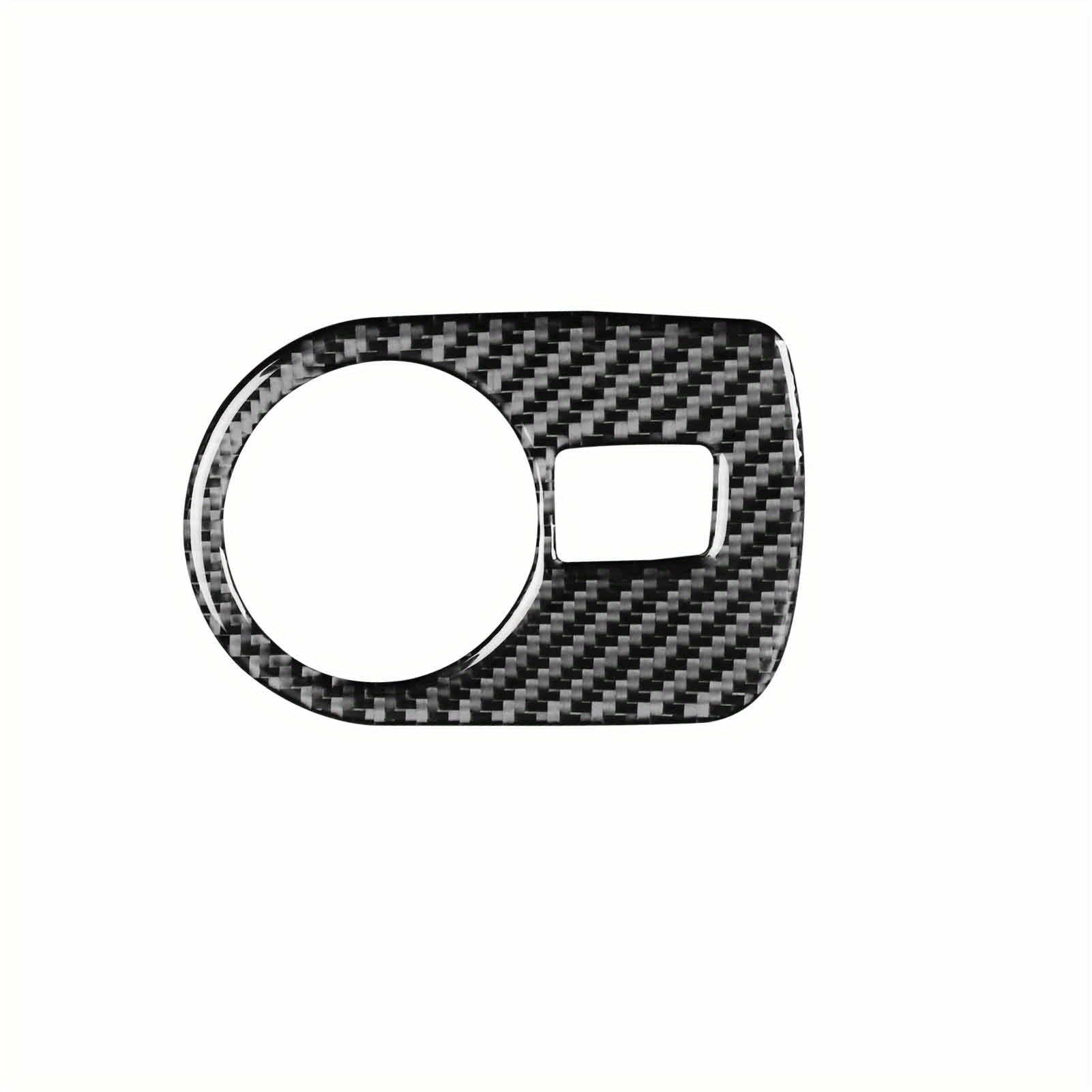 Car Headlight Control Panel Decoration Carbon Fiber Car Decoration For 2005 2006 2007 2008 2009 2010 2011 2012 Car Additions