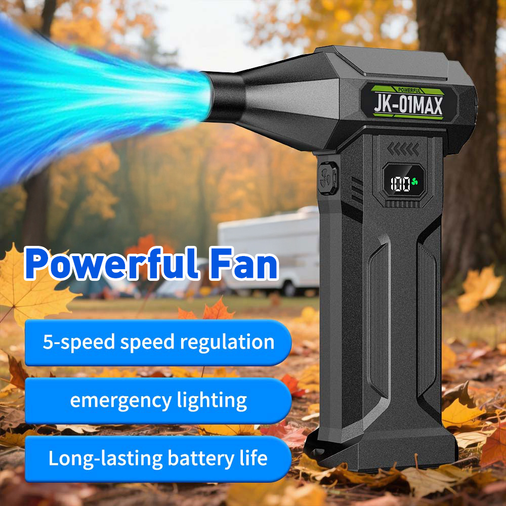E-shop ABUDODO 9000000RPH Hochleistungs-Wind-Schneefräse/Schneeräumer, tragbarer Turbinen-Strahlgebläse, USB-C-Schnellladung, 5 starke