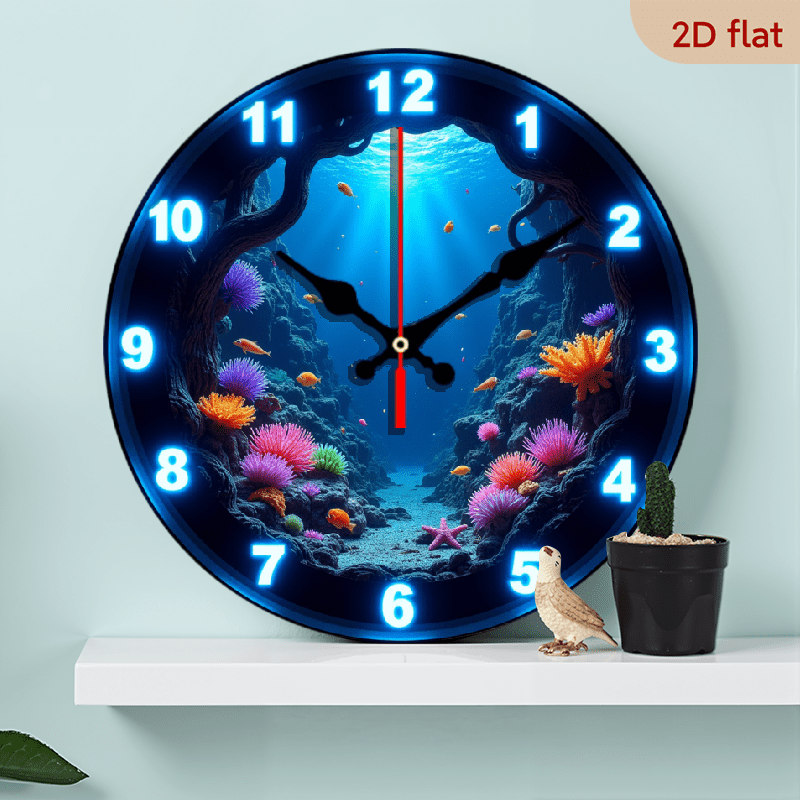 Underwater clock detail