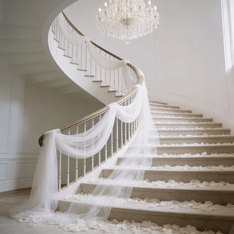 TEMU Rouleau Complet de Gaze en Blanche, 1968 Pouces/1181 Pouces de Tissu en Transparente à Haute Élasticité pour Couture, Voilage Décoratif