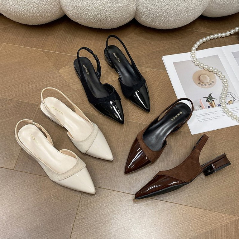 dark brown heels sold on Temu United States