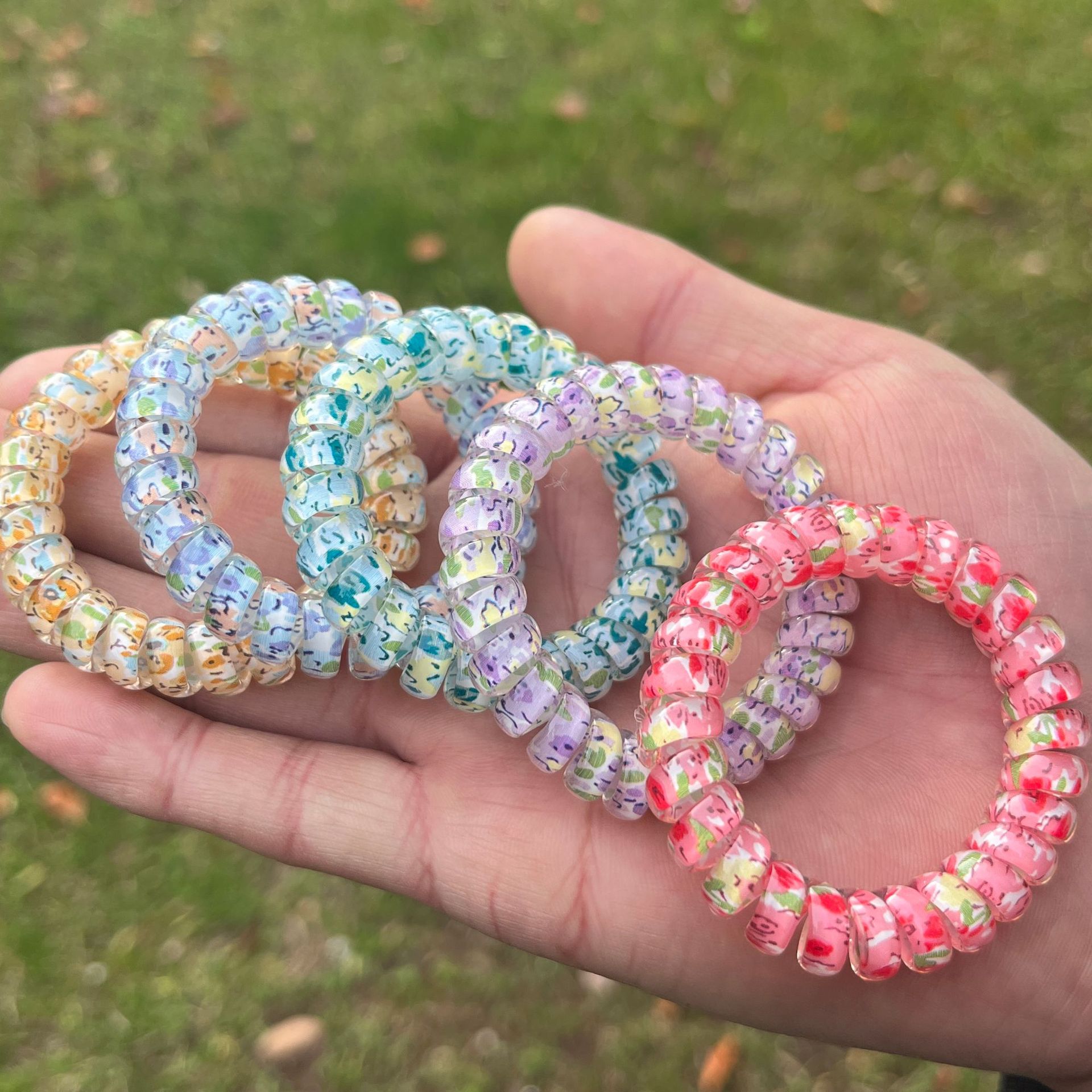 elastic hair tie bracelet