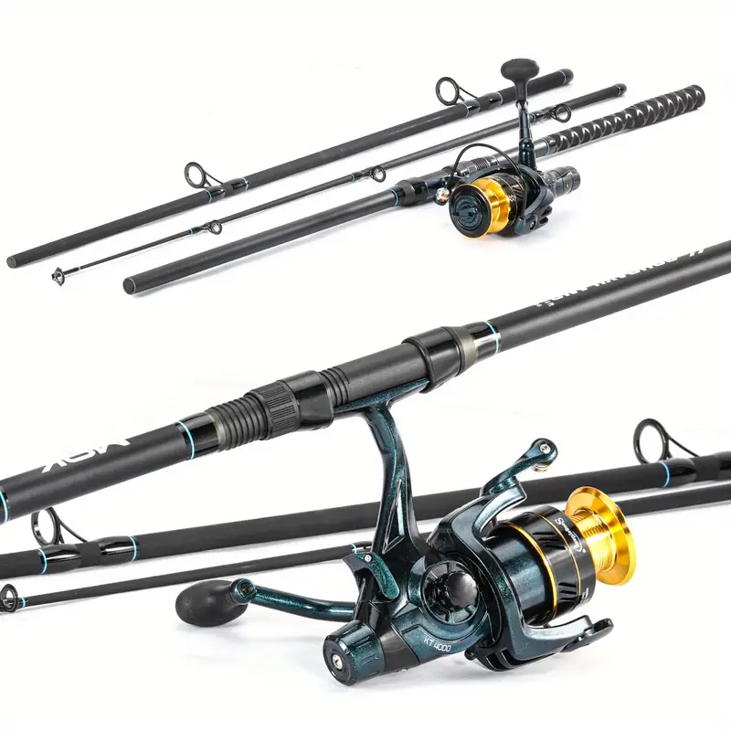 carp fishing rods and reel combos Dr.Fish 7.4FT Telescopic Rod with Bait Feeder Portable Telescopic Fishing Rod Rod and reel set carp