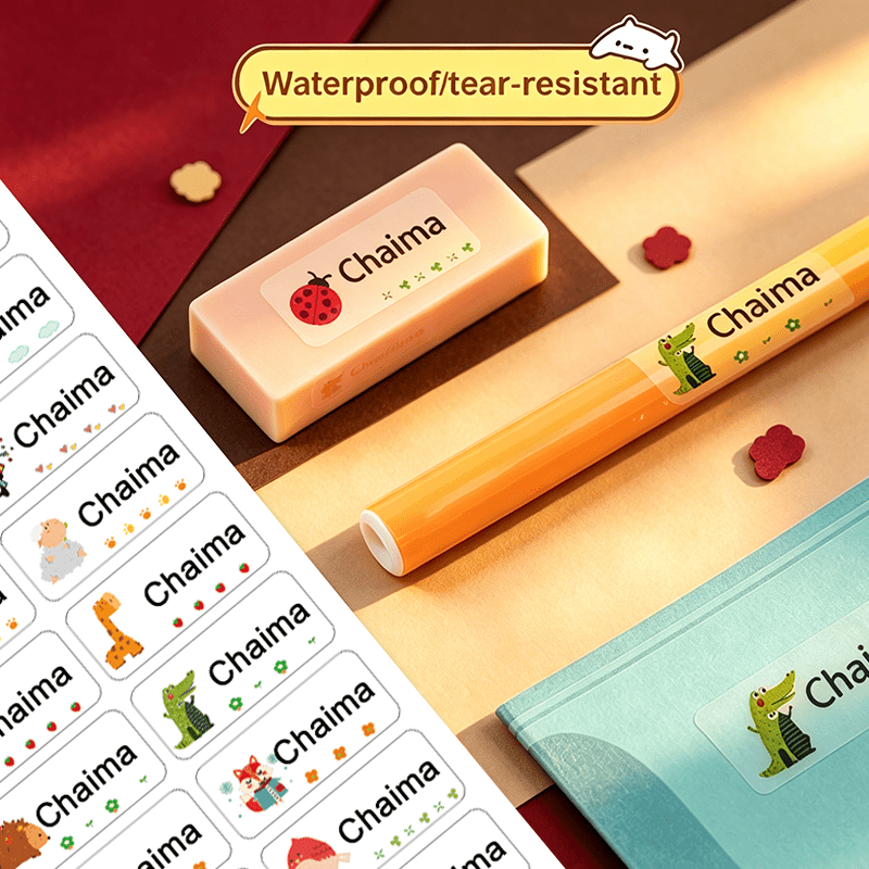 Custom Sticker, Personalized Name Label for Office & Tools