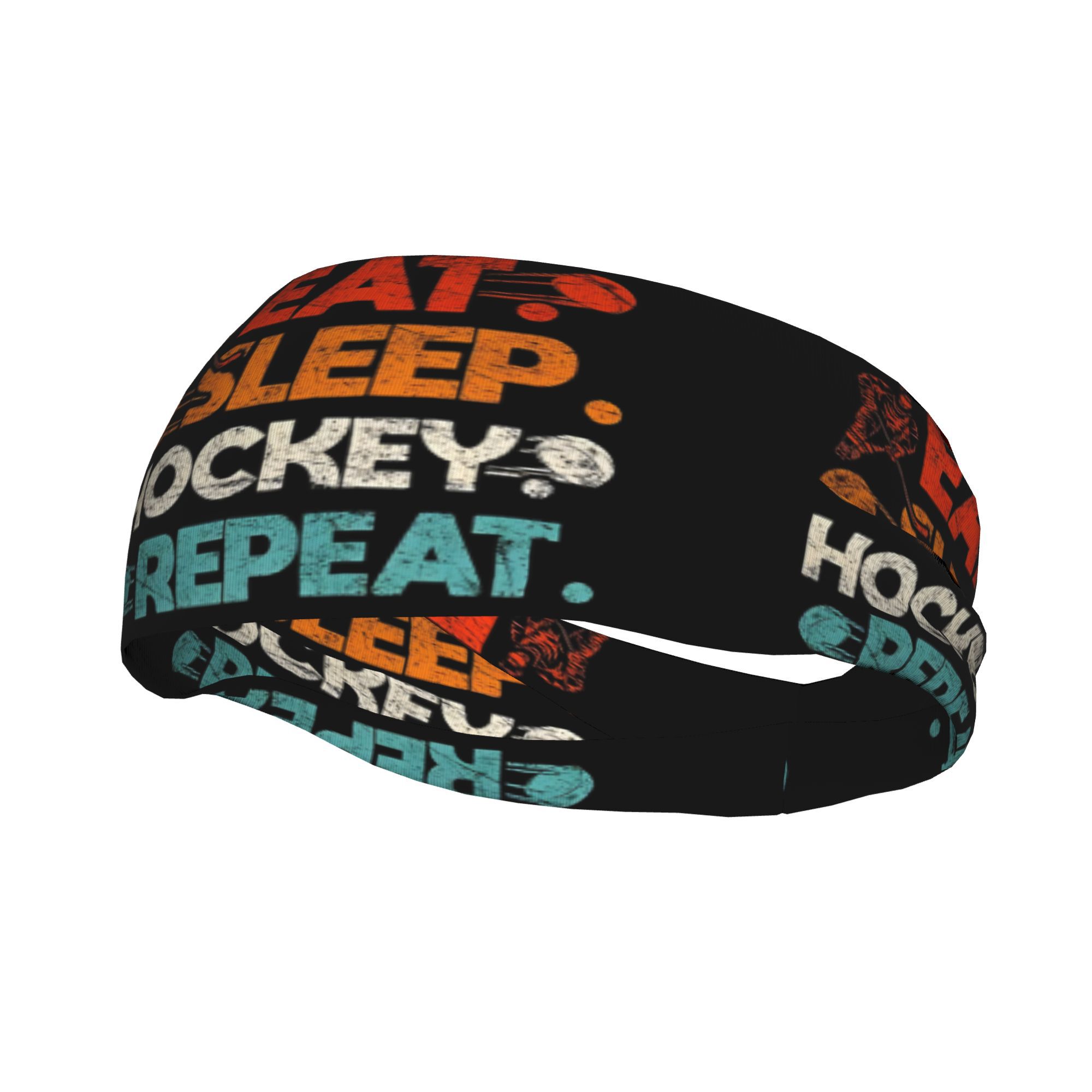 TEMU 1pc Bandeau Mange Hockey Répète Patinoire Bâton Sport But Sports bandeau hygroscopique exercice Accessoire Cheveux