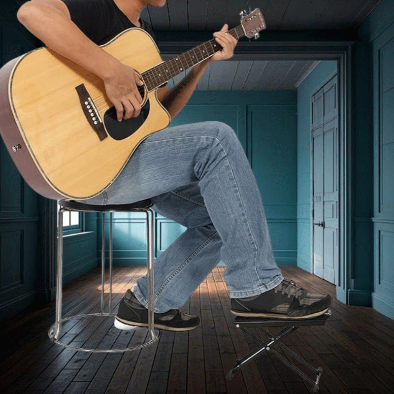 中古】Stagg FOSQ1メタルギターフットスツール ギターフットペダル  