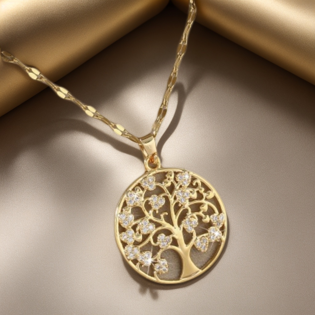 

18k Copper Of Pendant Necklace Zirconia, Women' Jewelry, , For And Parties