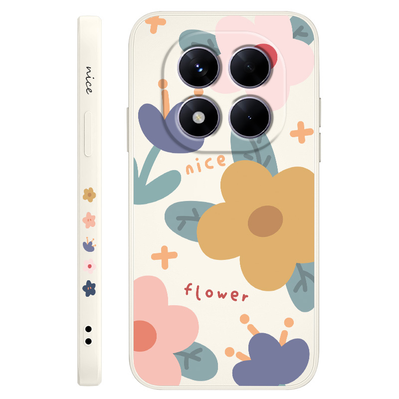 TEMU para Móvil: Creativa con Flores Coloridas para Redmi Note 15 Pro 5G