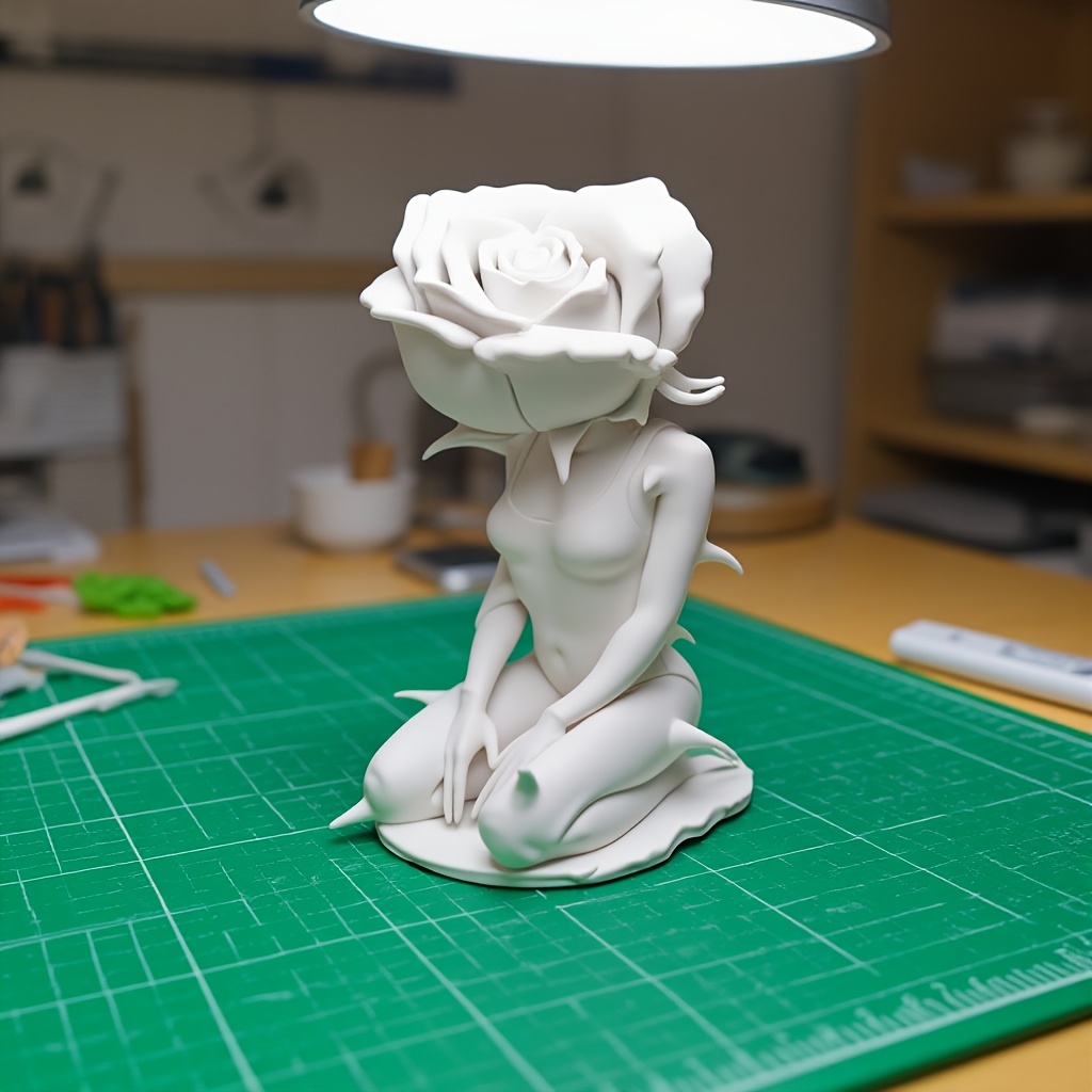 TEMU 3d Printed Model, Statue-1pc, Suitable For Collection, Home Decoration, Table Decoration, Car Decoration And As A Gift For , For Halloween Gift,