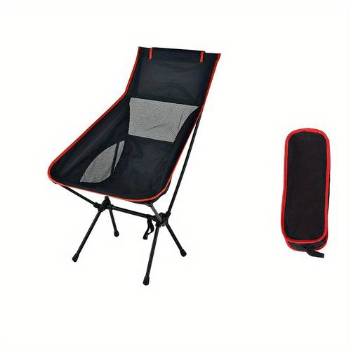 outdoor folding lounge chair sunbathing chair high back leisure chair portable moon chair camping chair beach chair suitable for