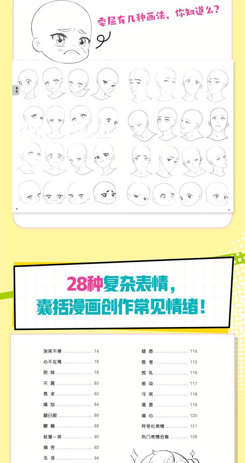 2000 exemplos de expressões faciais de personagens de anime - Temu Brazil, image size:790x1488