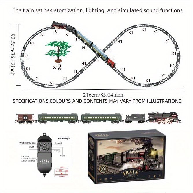 Must - Buy! The 625BY Vintage Train, with Its Deluxe Lighting And Sound Effects, Tops The List Of Birthday Gifts for Kids Aged 3 And Up