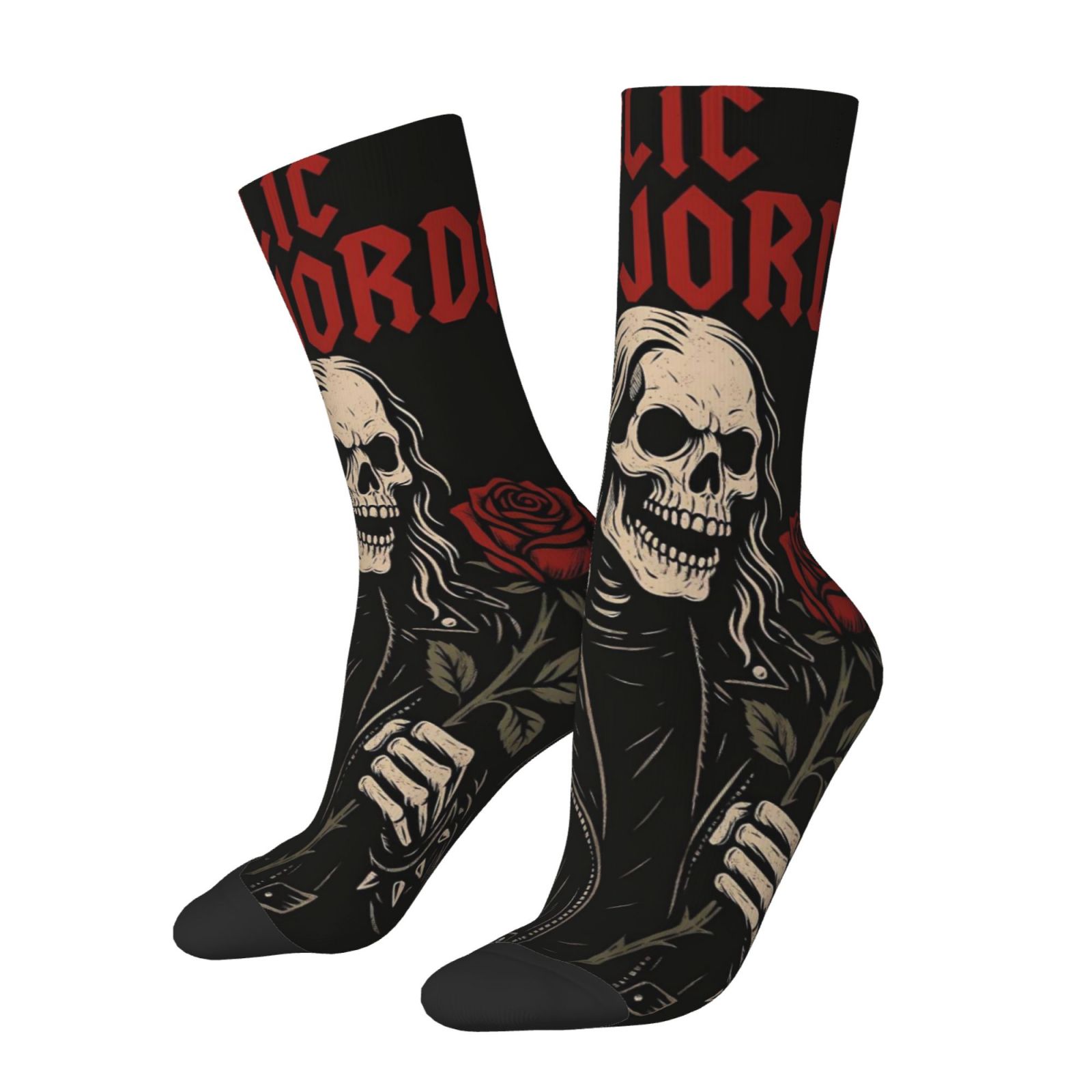 1 Par de Calcetines Unisex de Moda con Estampado Digital 3D de Patrón Feliz, Calcetines Originales de Media Caña, Mezcla de Poliéster y Spandex, Regalos para Hombres y Mujeres