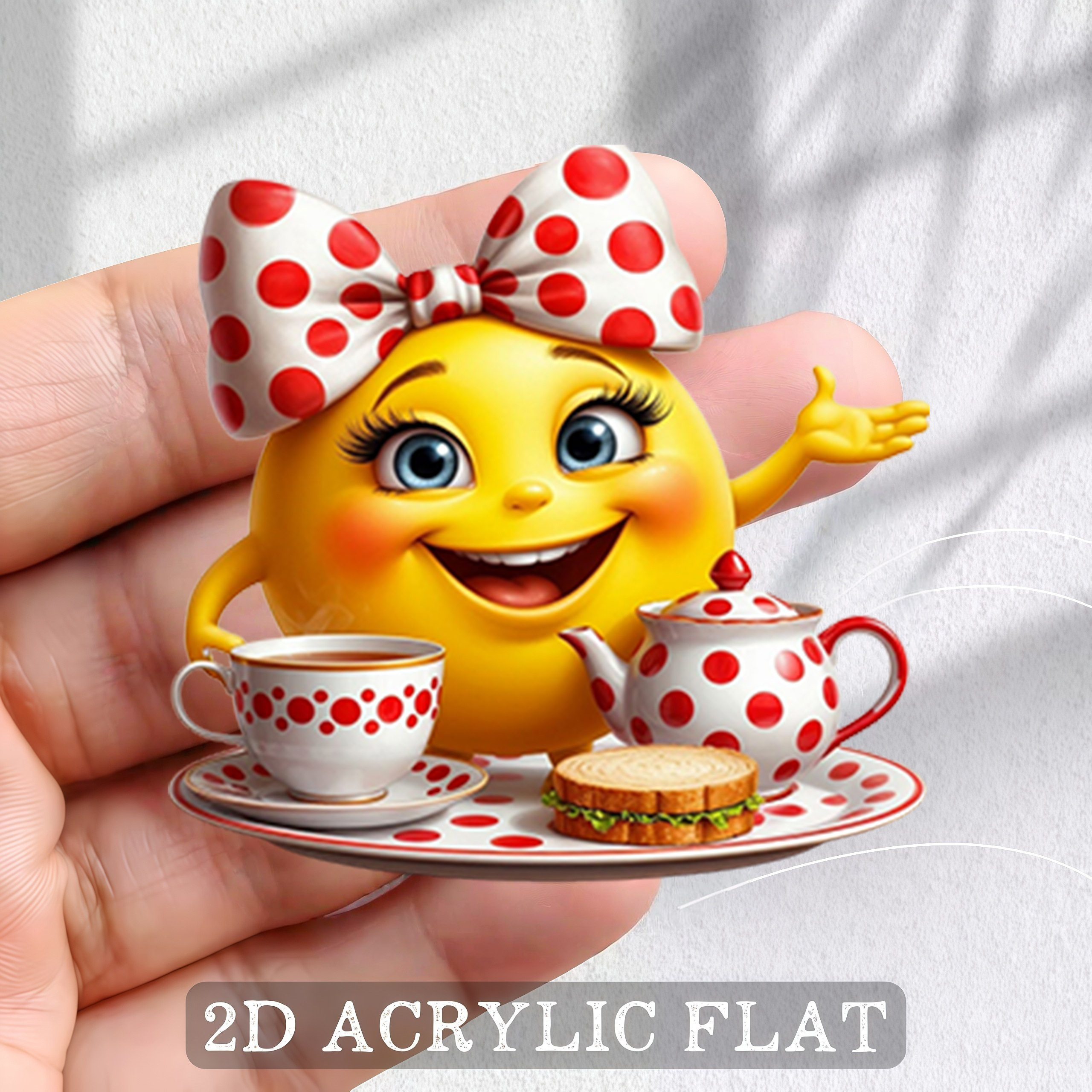 TEMU 1pc 2d Flat Printing Refrigerator Magnetic Decorative Sticker Refrigerator Sticker Bright Colors Long-lasting Non-fading Stable Adsorption Not