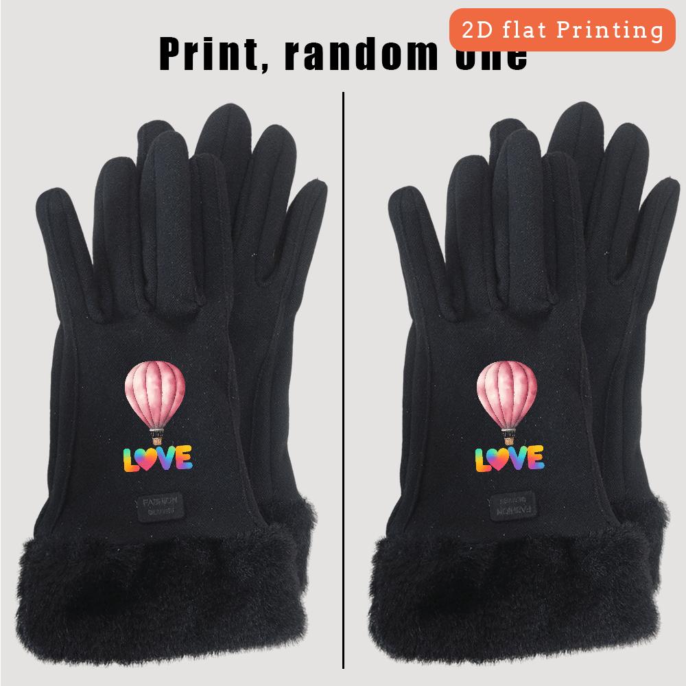 Wedding Thickened Warm Winter Gloves for Women
