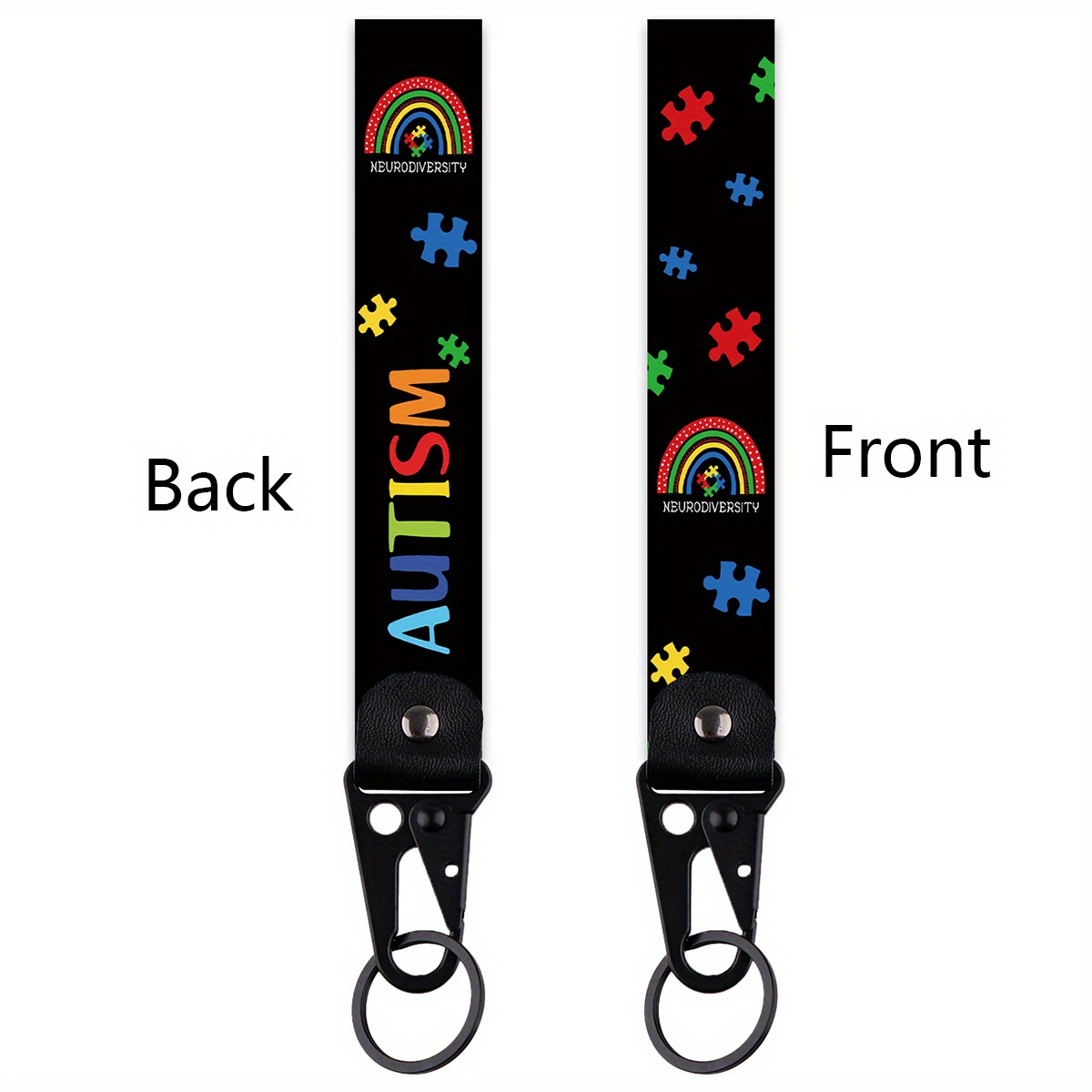 Image of 1pc 1pcs Embroidered Motorcycle & Car Keychain Suitable For Cars, Motorcycles, Backpacks - Gift With Embroidered Key Tag, For Keys, Badges, Holders - For , For, For, For Office