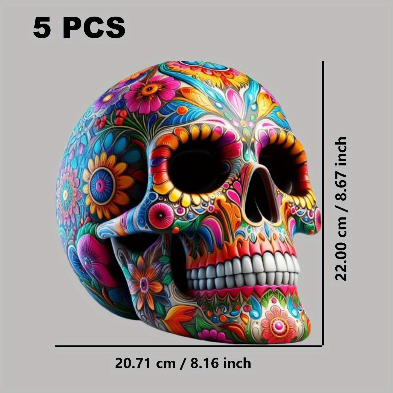TEMU 5pcs Set Of Colorful With Flowers, Heat Transfer Iron-on Decals - Iron-on Transfers Suitable For Clothing, T-shirts, Sweatshirts, Dtf Canvas