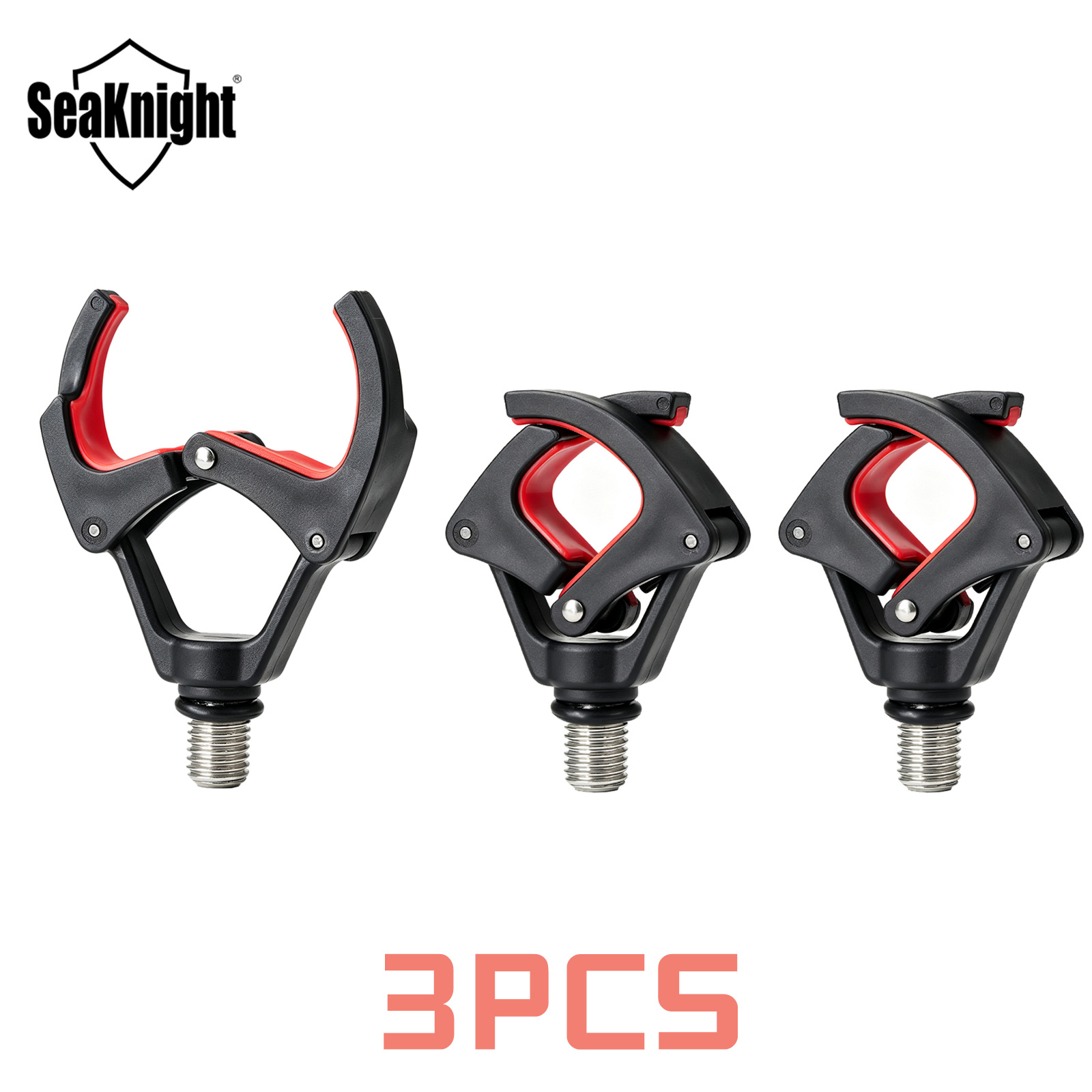 TEMU SeaKnight 1 pièce/ 2 pièces/ 3 pièces Pince de blocage de tête de -canne à avec insert en caoutchouc souple, accessoire de pod de canne à
