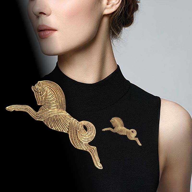 1pc vintage brooch pin intricate golden Temu Oman