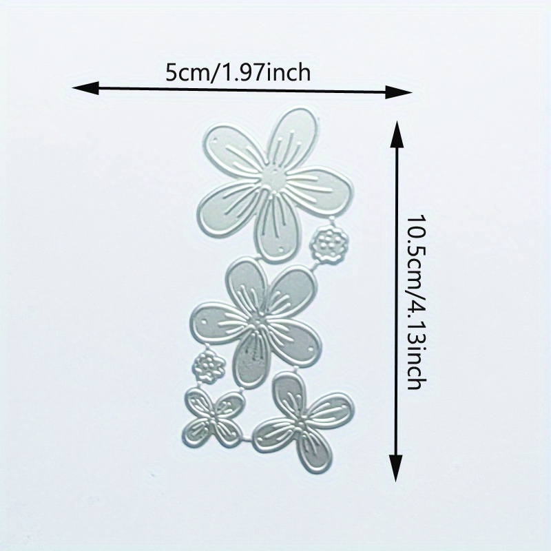 Image of Flower Metal Cutting Dies Cut Die Mold Scrapbooking Paper Craft Knife Mould Blade Punch Template Embossing Stencils