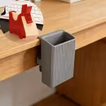 2pcs/Set Clip-On Desktop Pencil Holder And Sticky Note Stand - Adjustable Space-Saving Clip OrganizerOpen in new tab.