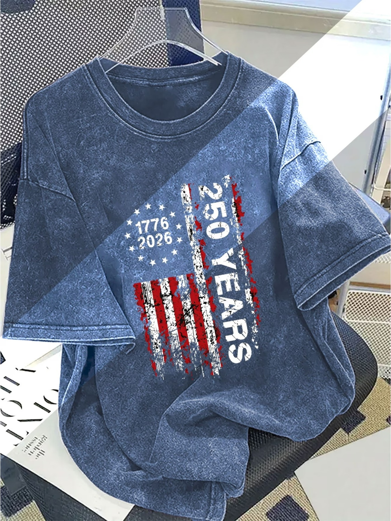 item picture mens plus size 0 5xl vintage washed cotton t shirt 1776 2026 american flag   shirt distressed retro   print suitable for 4th of casual streetwear daily wear machine washable round neck tee plus size