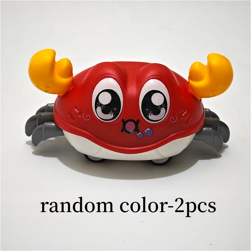 2pcs Reversible Crab Back-and-Forth Animal Car Toy