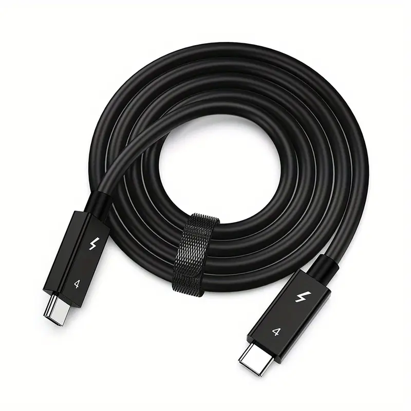 cabo coaxial , thunderbolt 4, tipo c para tipo c, 40 , pd, , carregamento rápido, , 6 pcie masculino para masculino, para , iphone, ipad, detalhes 13