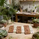 一套12个叶子形状的粘土印章,非常适合手工制作和艺术粘土项目,作为装饰和艺术创作的手工工具 - 专门为手工爱好者和手工制品工具而设计