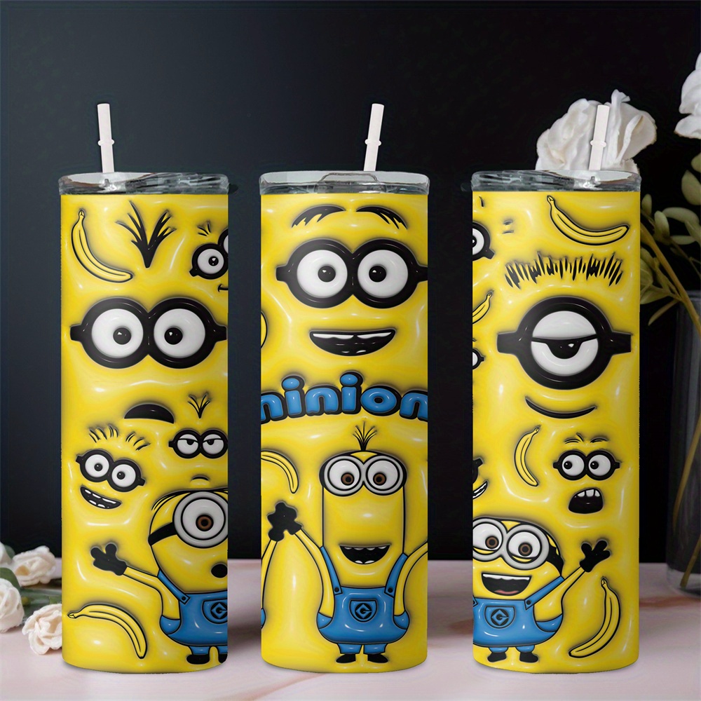 

20oz Minions , Steel Insulated , , Detachable , Included, For Car, , , , Christmas Holiday Use