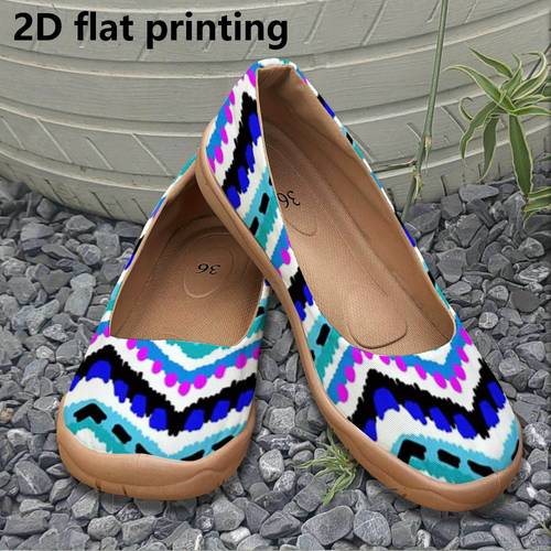 womens slip on casual shoes with vibrant geometric pattern breathable fabric upper tpr sole easy for casual attire able stylish trendy lightweight construction fashionconscious women