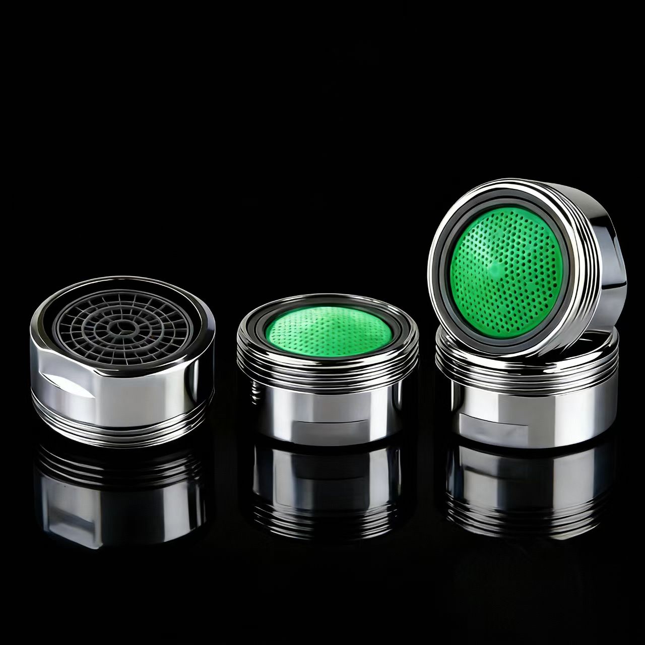 4pcs Faucet Aerator | Water , Thread Replaceable, Abs Material, Kitchen And Bathroom Faucet Filters