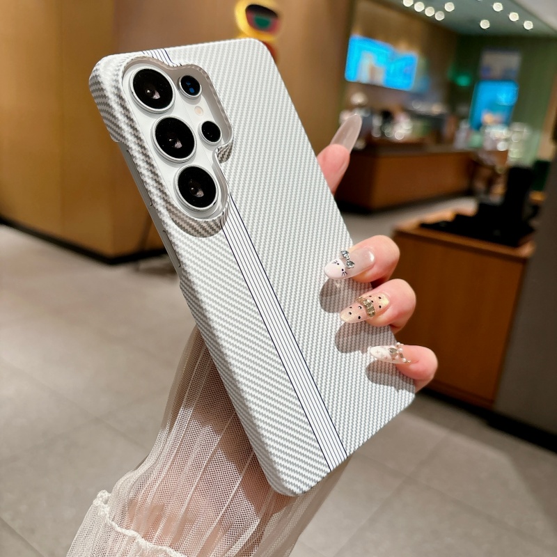 TEMU Phone Case - Japanese -e Fiber Textured Phone Case For Galaxy S22 S23 S24 S25 S26 Fe A16 A17 A18 A55 A56 A57 Half-covered Anti-drop Shell