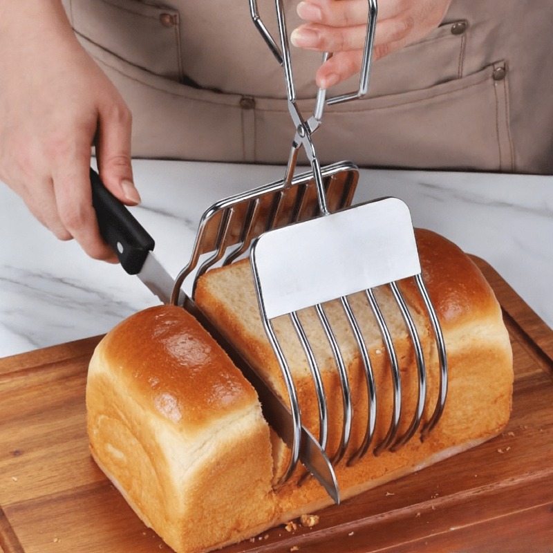 A Versatile Portable Barbecue Slicer Made of One-Piece Stainless Steel, Suitable for Slicing Meat, Ham, And Bread, Ideal for Both for Home And Outdoor Use
