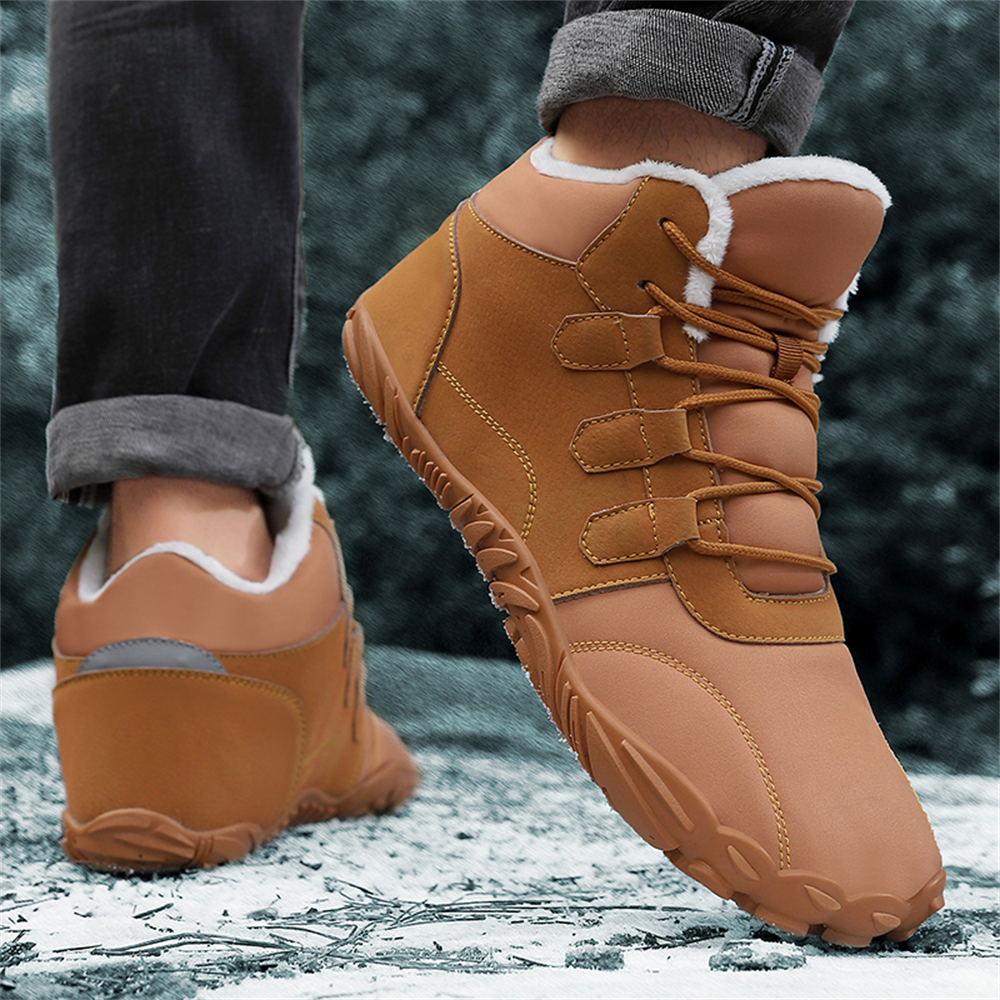 Men's & Women's Five Toe Winter Snow Boots with Plush Lining