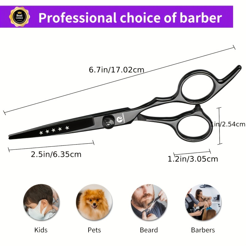 Multi-Spec Functional Scissors with Portable Storage Bag