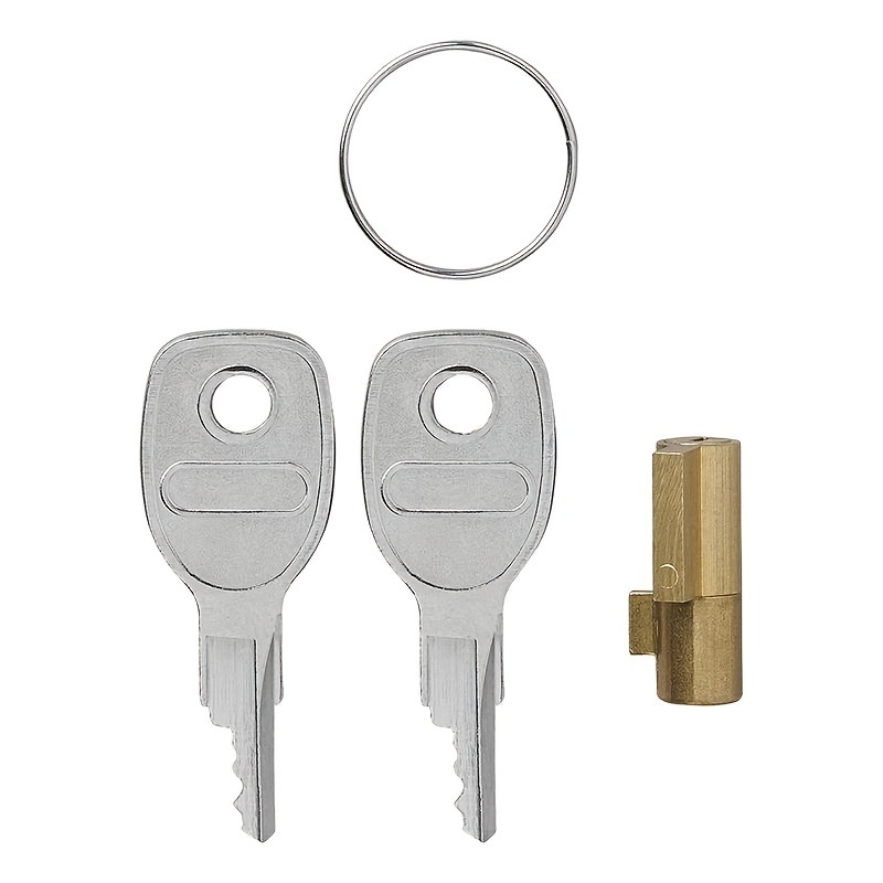 E-shop (mit 2 Stk.) Schlüssel-Stecker-Schloss Kugelanhängerhaken, Anhänger-Schloss Zylinderabdeckungsschlossverbinder, Anhänger-Schloss,