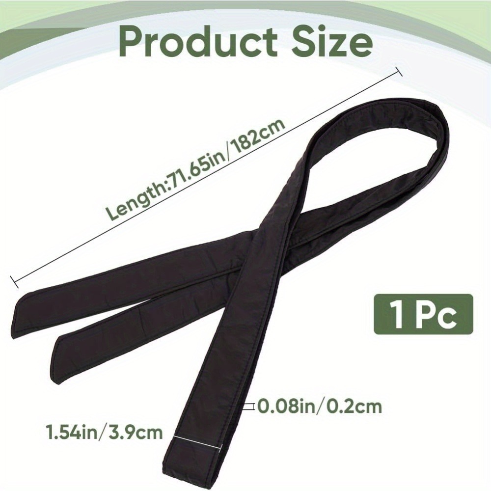 Image of 1pc Coat Belt Cloth Ribbon Sash Belt Long Thin Puffer Ribbon Sash Decoration Waist Tunics Girdle Tie Knot Cinch Belts For Down Coat Accessory Women Ladies