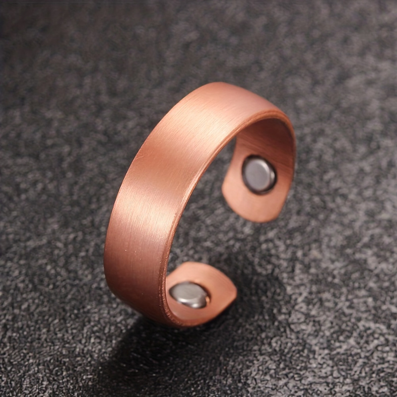 1pc Copper Rings For Women Men, Ring, Copper Adjustable Jewelry Gift