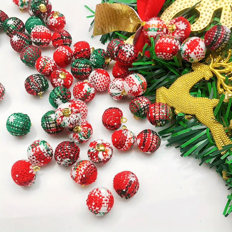 

20pcs Christmas Ornaments - Set For Decor, 1.5cm Non-electrical, Hanging Decorations, Crafts