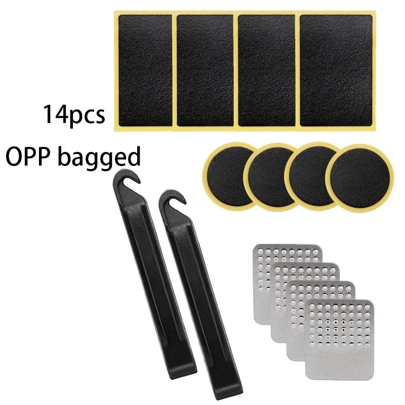 TEMU Kit de réparation de pneus de vélo universel colle, durables et à séchage rapide, patchs adhésifs colle pour pneus de vélo, réparation de