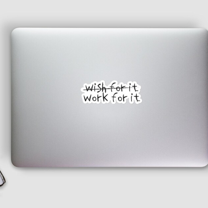 Sticker That Encourages You To Dream And , Featuring Motivational Phrases Suitable For Surfaces Like Laptops, Cars, And More. Ideal For And Adults Looking To Add A Creative Touch Or Gift
