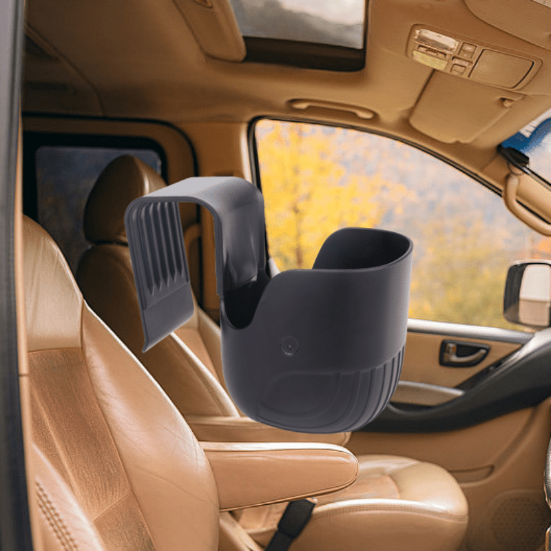 A Universal Cup Holder For Car Seats That Can Hold Bottles And Cups, Serving As A Planter Tray. A Storage And Organization Accessory For Car Seats, Bed Rails, Office Desks, And Wheelchairs